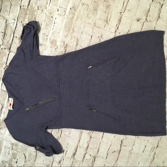 Love Token grayish blue 1/2 sleeve dress - Picture 4 of 7